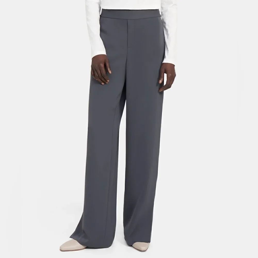 Theory Jolinta Pant Slate Grey Matte 2